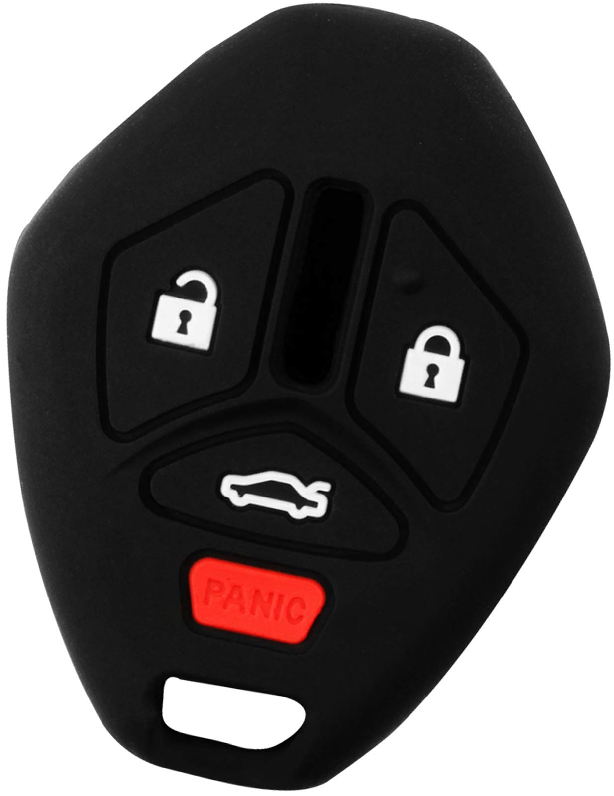 KeyGuardz Keyless Entry Remote Car Key Fob Outer Shell Cover Rubber Protective Case For Mitsubishi