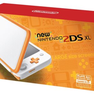 Nintendo New 2DS XL - White + Orange (Renewed)