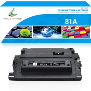 TRUE IMAGE Compatible Toner Cartridge Replacement for HP 81A CF281A 81X Enterprise MFP M605 M604 M604N M604DN M605N M605DN M605X M630 M606 M630h M630dn M630z Printer Ink (Black, 1-Pack)