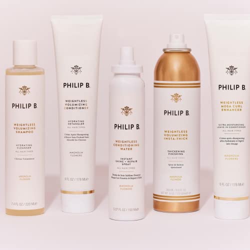 PHILIP B Weightless Volumizing Hair Shampoo 7.4 oz. (220 ml) | Removes Oil and Product Build-Up, Extra Body and Lushness