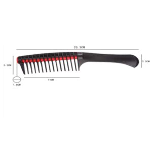 KAISIDA Professional Anti Splicing Detangling Roller Comb, Integrated Roller Hair Comb，Professional Hair Dyeing Comb, Hair Daily Care Comb