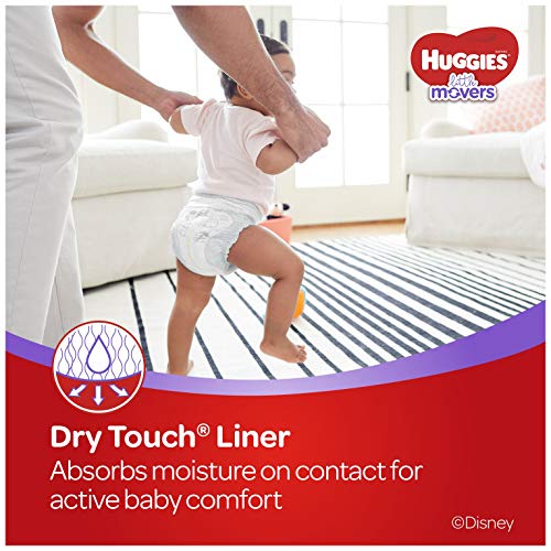Huggies Little Movers Baby Diapers, Size 6, 40 Ct