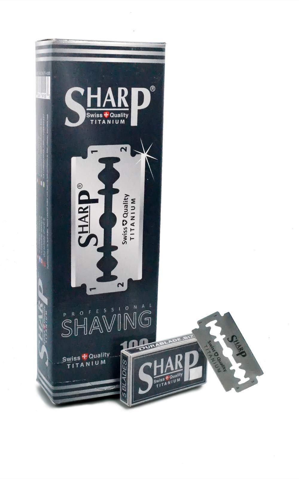 Durablade 100 Sharp Titanium Double Edge Razor Blades For Safety Razor - Men's Safety Razor Blades For Shaving For Men For A Smooth And Clean Shave (1 Year Supply)