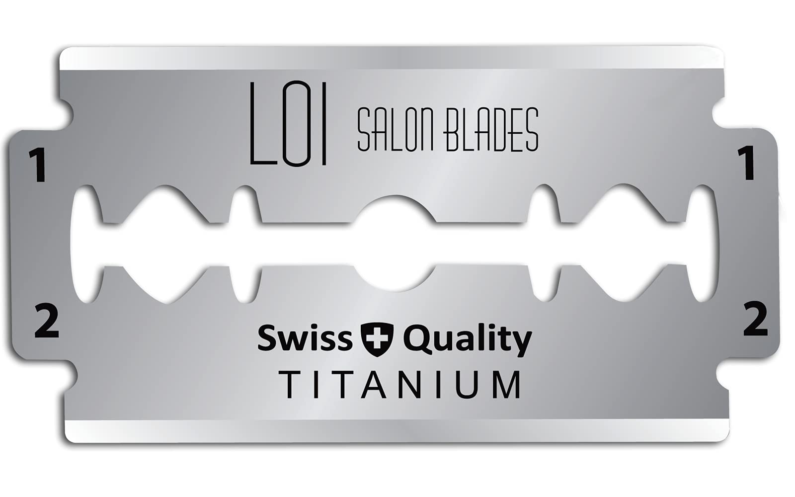 100 Loi Titanium Double Edge Razor Blades For Safety Razor - Men´s Safety Razor Blades For Shaving For Men For A Smooth And Clean Shave (1 Year Supply)