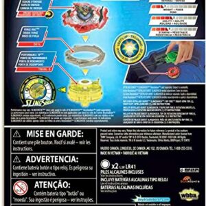 BEYBLADE Burst Slingshock Rip Fire Starter Pack Z Achilles A4: Battling Light-Up Top with Right/Left-Spin Launcher, Age 8+