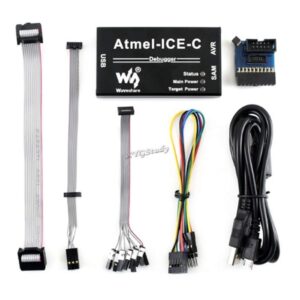 Compatible Powerful Atmel-ICE MCU AVR SAM Xmega Programmer Debugger On-chip Debug Supports JTAG aWire PDI debugWIRE SWD TPI SPI Interface Original ATMEL-ICE-PCBA Inside @XYGStudy