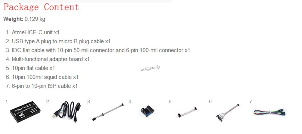 Compatible Powerful Atmel-ICE MCU AVR SAM Xmega Programmer Debugger On-chip Debug Supports JTAG aWire PDI debugWIRE SWD TPI SPI Interface Original ATMEL-ICE-PCBA Inside @XYGStudy