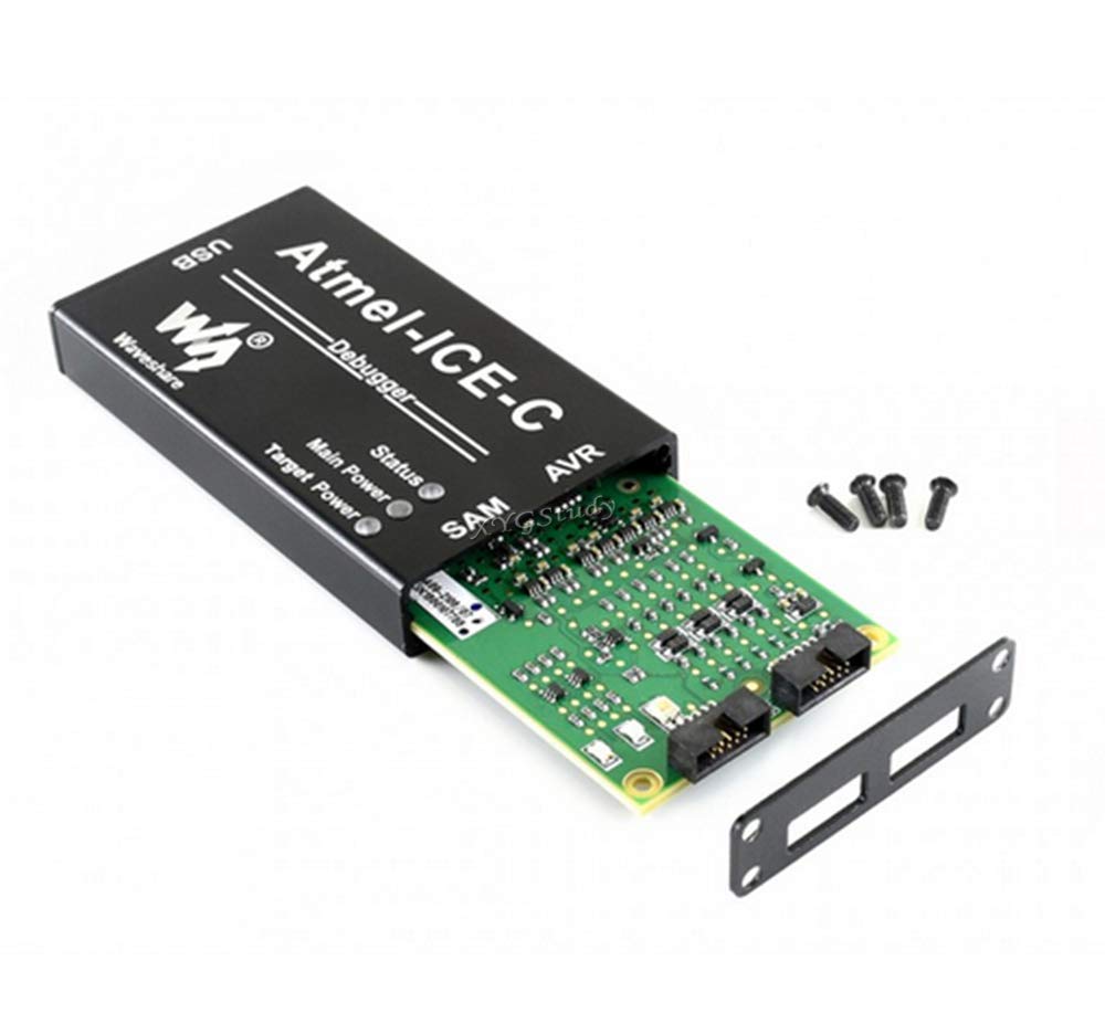 Compatible Powerful Atmel-ICE MCU AVR SAM Xmega Programmer Debugger On-chip Debug Supports JTAG aWire PDI debugWIRE SWD TPI SPI Interface Original ATMEL-ICE-PCBA Inside @XYGStudy