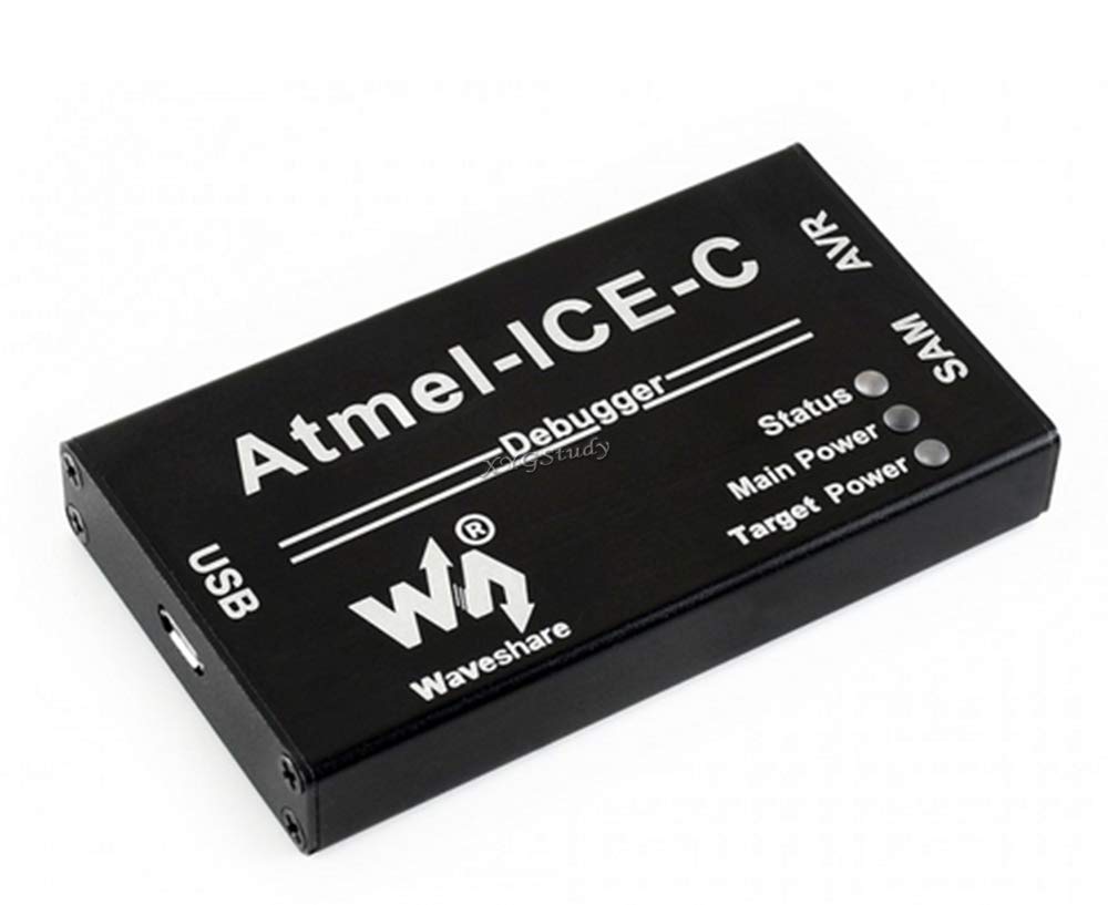 Compatible Powerful Atmel-ICE MCU AVR SAM Xmega Programmer Debugger On-chip Debug Supports JTAG aWire PDI debugWIRE SWD TPI SPI Interface Original ATMEL-ICE-PCBA Inside @XYGStudy