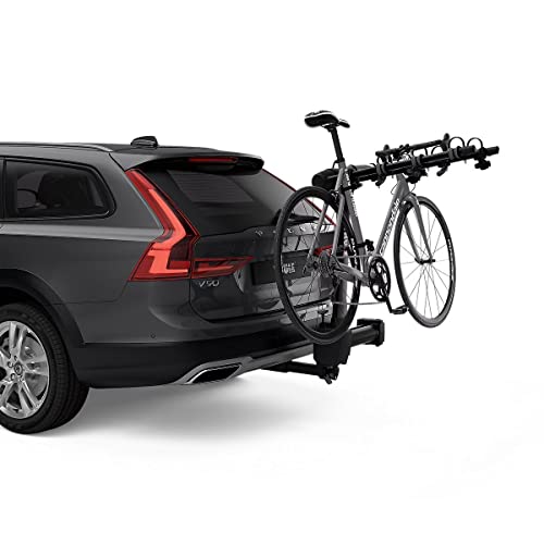 Thule Apex XT Swing Away Hanging Hitch Bike Rack, 4 Bike, Perfect for Traveling with Multiple Bikes - Quick, Tool-Free Installation, Suitable for a Wide Variety of Bike Sizes and Frame Styles