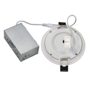 Topaz 77247 6" 12W Round LED Slim Recessed Downlight - 2700K/3000K/4000K