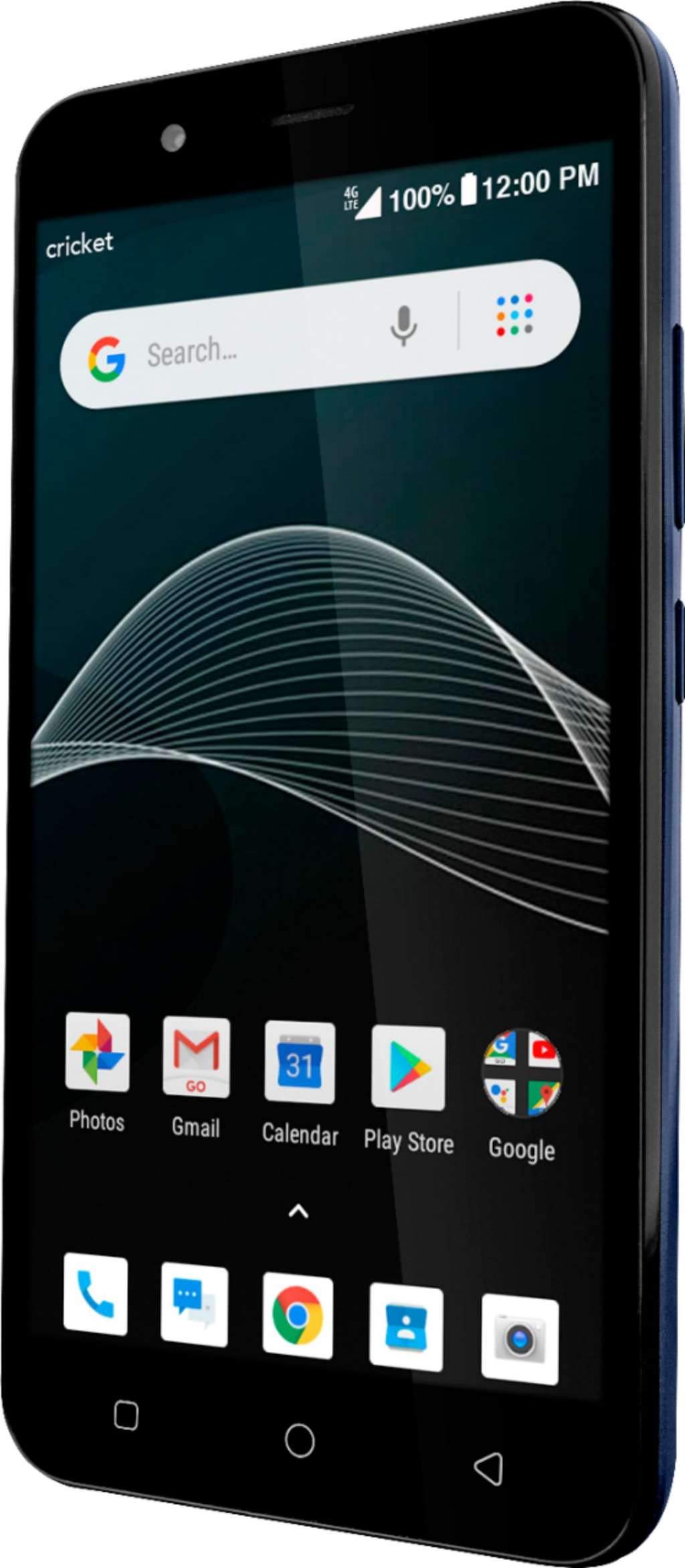 Cricket Wireless Cricket Vision 16GB Prepaid Cell Phone, Dark Blue (Locked)