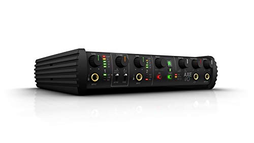 IK Multimedia AXE I/O premium 2-in 5-out 24-bit, 192 kHz USB audio interface for Mac/PC with advanced guitar tone shaping, Hi-Z re-amp out and massive AmpliTube and TONEX software bundle