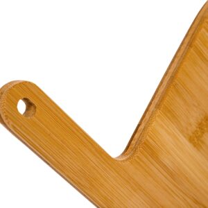 Camco Life is Better at The Campsite Retro RV Shaped Bamboo Wood Cutting Board for Food Prep-Doesn't Dull Knives, Resists Moisture (53089)