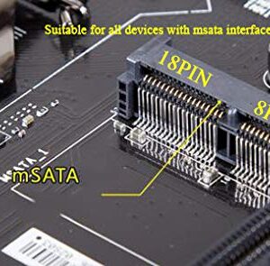 Dogfish SSD Msata 64GB Internal Solid State Drive Mini Sata Disk Drive High Performance Hard Drive for Desktop Laptop Notebook(MSATA, 64GB)