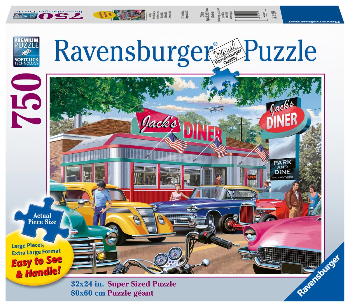 Ravensburger Meet You at Jack's Jigsaw Puzzle - 750 Large Unique Pieces | Softclick Technology for Perfect Fit | Anti-Glare Surface | Ideal Gift for Puzzle Enthusiasts