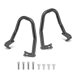 XJMOTO Black Engine Guard Frame Crash Bar Protection Highway Crash Bar Kit Compatible with 2015-2024 Indian Scout/ Scout Sixty/ Scout Bobber