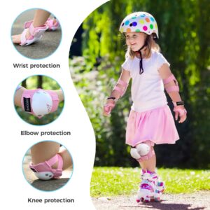 BOSONER Kids/Youth Knee Pad Elbow Pads for Roller Skates Cycling BMX Bike Skateboard Inline Rollerblading, Skating Skatings Scooter Riding Sports