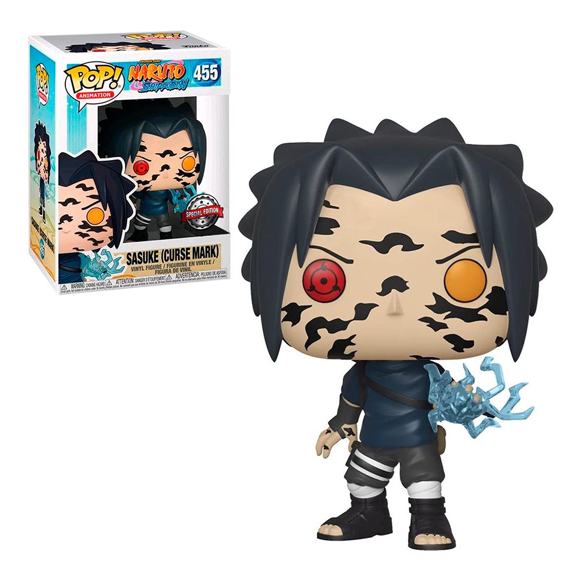 Funko Pop! Animation: Naruto - Sasuke Uchiha with Scars - Naruto Shippuden - Vinyl Collectible Figure - Gift Idea - Official Merchandise - Toy for Children and Adults - Anime Fans