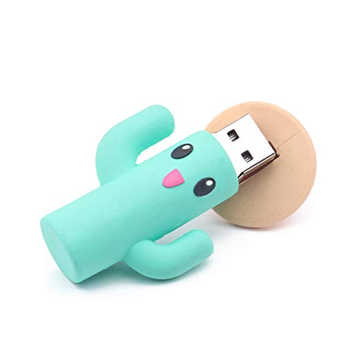 WDOIT 1 Pc 2 GB / 4 GB / 8 GB / 16 GB / 32 GB / 64 GB Creative U Disk 2.0 USB Mini Cute Cactus-Shape Flash Drive Pen Drive Data Storage Memory Stick, 64GB