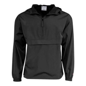 champion - packable quarter-zip jacket - co200 - xl - black