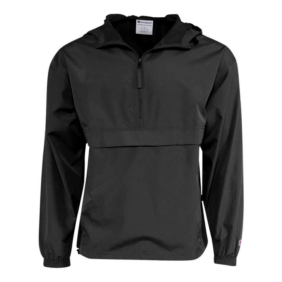 Champion - Packable Quarter-Zip Jacket - CO200 - L - Black