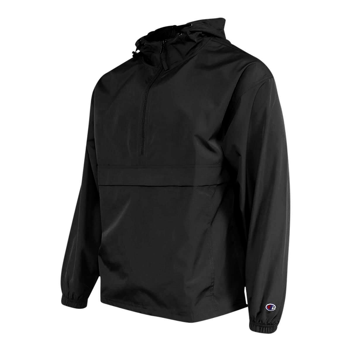 Champion - Packable Quarter-Zip Jacket - CO200 - L - Black