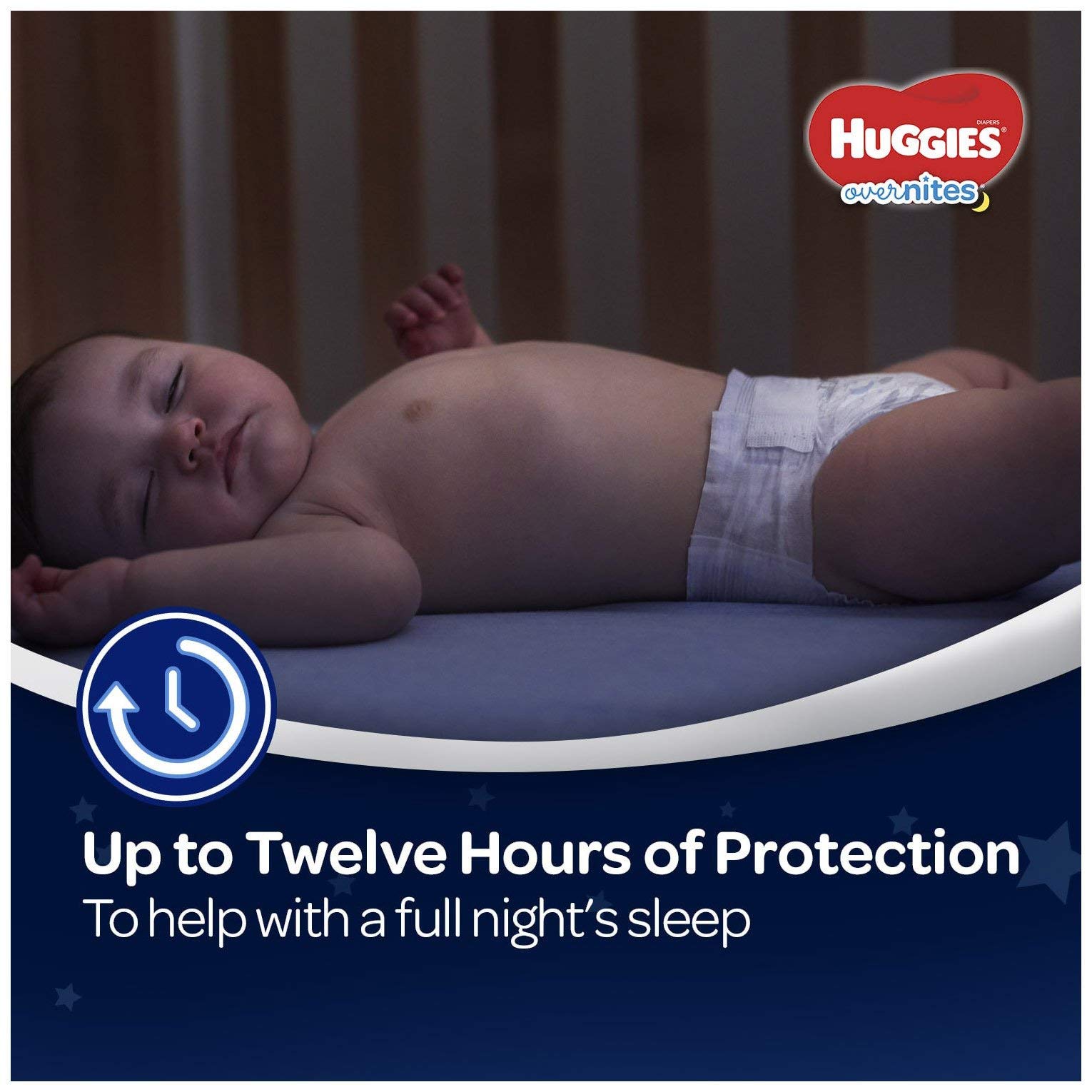 Huggies Overnites Nighttime Diapers, Size 6, 48 Ct