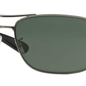 Ray-Ban RB3522 004/71 61M Gunmetal/Green Sunglasses For Men+ BUNDLE with Designer iWear Eyewear Kit