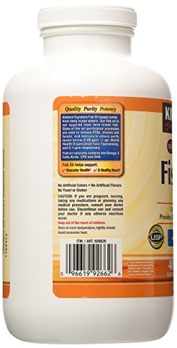 Kirkland Signature hgar Fish Oil Concentrate 2 Pack, 400 Count (Pack of 2)