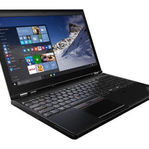 Lenovo ThinkPad P50 15.6 FHD Laptop, Core i7-6700HQ 2.6GHz, 16GB RAM, 240GB Solid State Drive, Windows 10 Pro 64bit (Renewed)