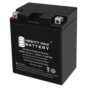 mighty max battery yb12a-a 12v 12ah battery replaces honda cb350 super sport four 68-74