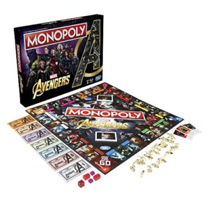 Hasbro Gaming Monopoly: Marvel Avengers Edition Board Game, Ages 8 and Up