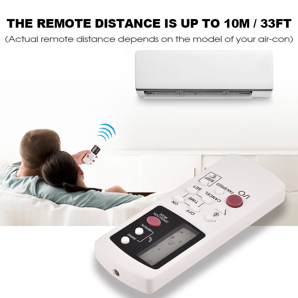 Air Conditioner Remote Control for Galanz GZ-1002A-E3 GZ-1002B-E1 GZ-1002B-E3 GZ01-BEJ0-000, for Galanz Remote Control Replacement, 10m / 33ft Control Distance, Stable Performance Remote Control