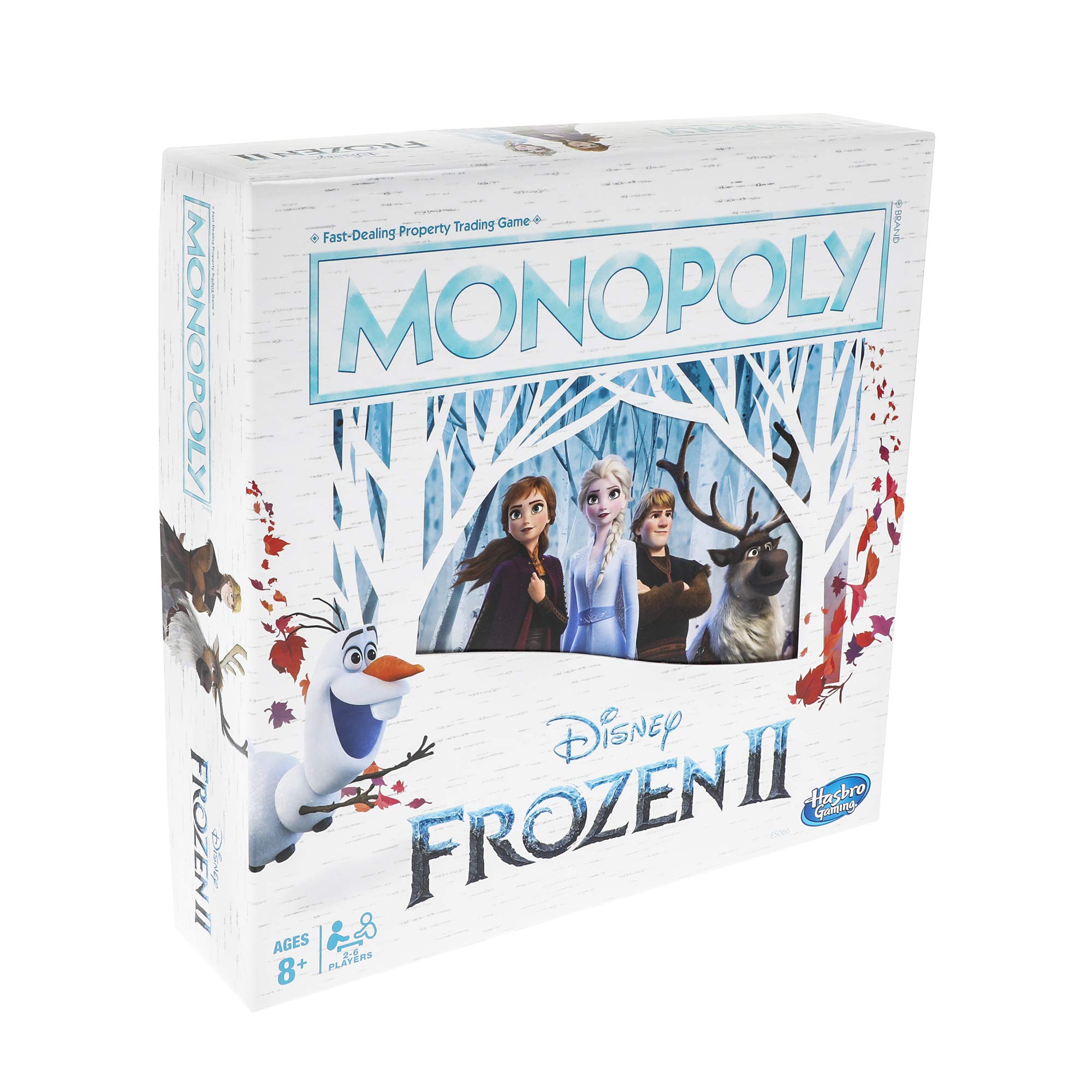 Monopoly Game: Disney Frozen 2 Edition Board Game for Ages 8 and Up