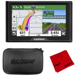 garmin drive 52 5" gps navigator and 7" eva case bundle (2019 model)