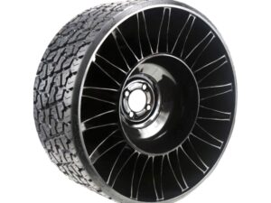 (1) tweel turf tire assembly by michelin x 18x8.50-10 fits zero turn mowers