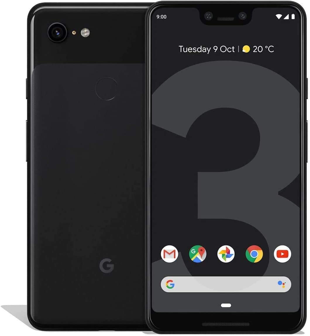 Google Pixel 3 XL G013C Unlocked 64GB 4G LTE Smartphone - Just Black (Renewed)