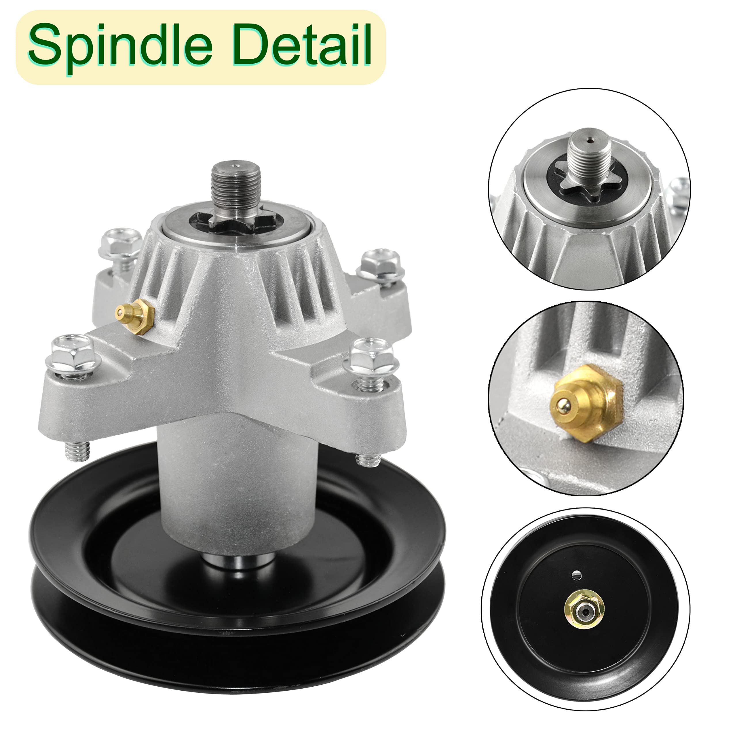 OakTen Spindle Assembly for MTD Troy-Bilt 38 Inch Riding Mower 918-04474 and Toro 42 inch LX425 LX426 Lawn Tractor 112-6063