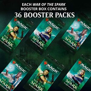 Magic: The Gathering War of The Spark Booster Box | 36 Booster Packs | Planeswalker in Every Pack