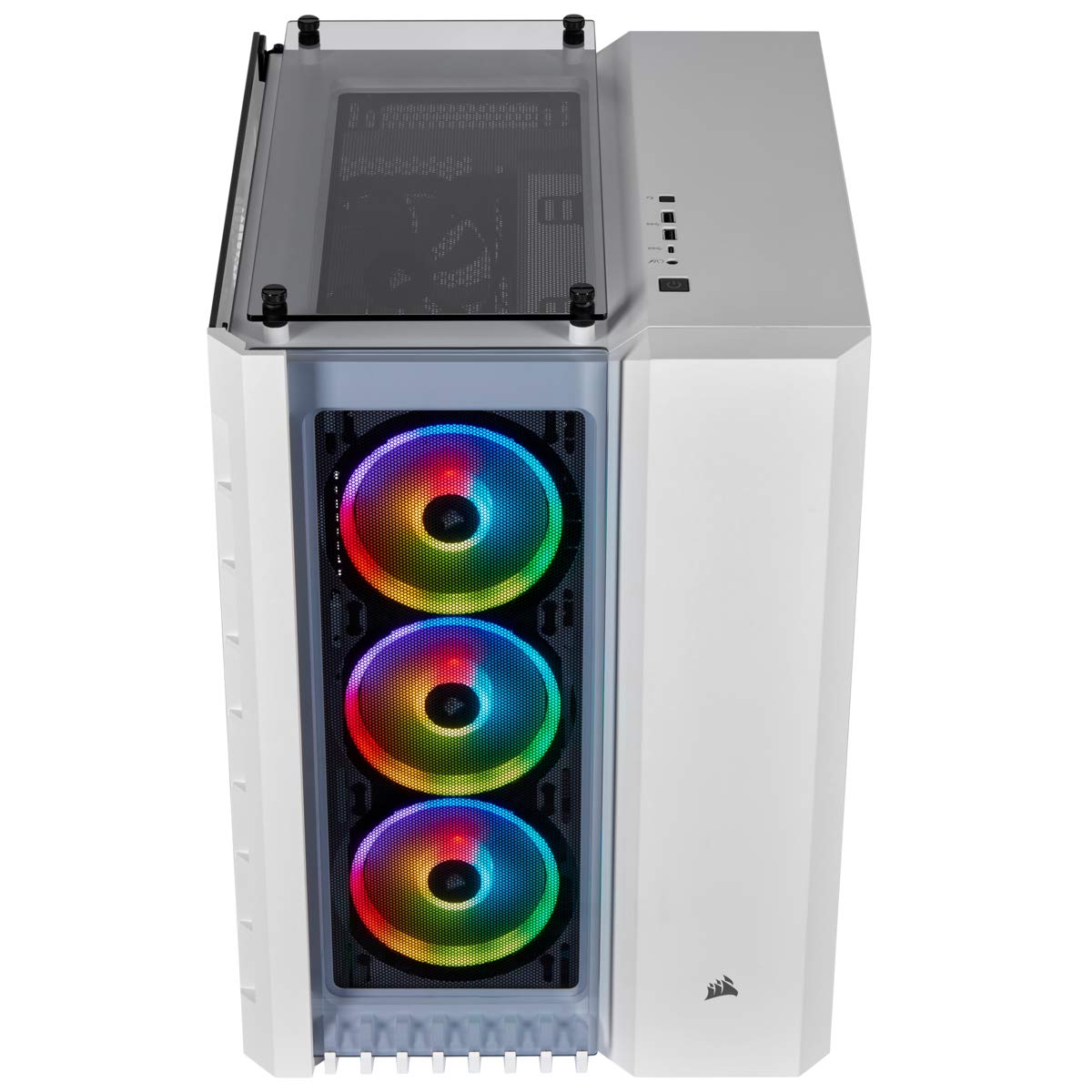 CORSAIR Crystal Series 680X RGB High Airflow Tempered Glass ATX Smart Case, White