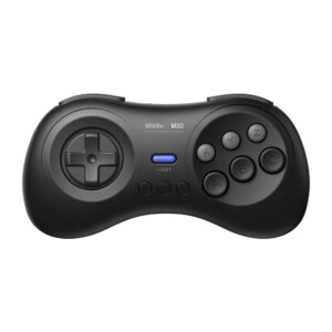 8Bitdo M30 Bluetooth Controller for Switch, Windows and Android, 6-Button Layout for SEGA’s Classic Games (Black)