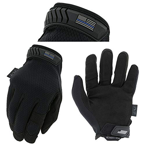 Mechanix Wear - Thin Blue Line Covert Tactical Gloves Large,Black