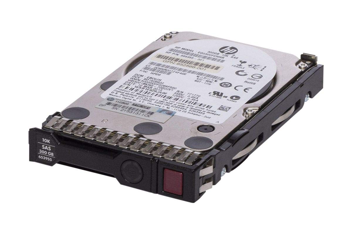 HP 653955-001 300GB 6G DP SAS SMARTDRIVE HDD - 652564-B21, 666355-001