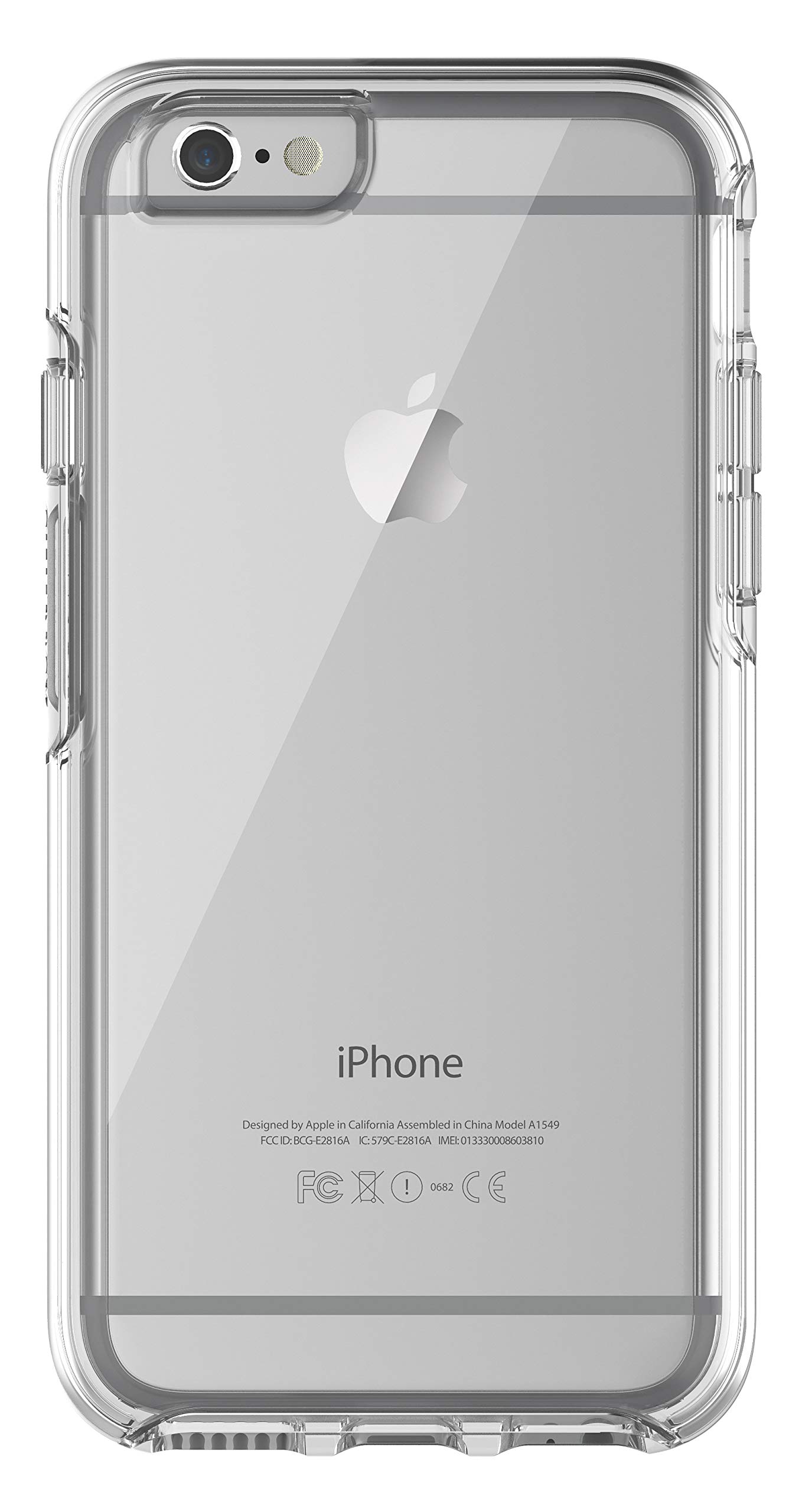 OtterBox SYMMETRY SERIES Slim Case for iPhone 6s & iPhone 6 (NOT PLUS) - Non-Retail Packaging -CLEAR CRYSTAL