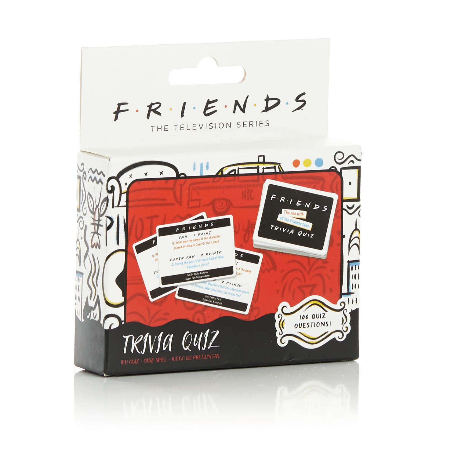 Paladone Friends TV Show Trivia Quiz Game with 100 Questions