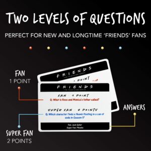 Paladone Friends TV Show Trivia Quiz Game with 100 Questions