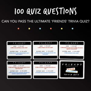 Paladone Friends TV Show Trivia Quiz Game with 100 Questions