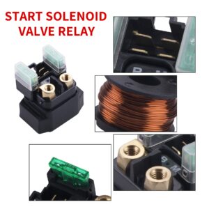 CNCMOTOK Starter Solenoid Relay for Yamaha - ATV Starter Solenoid for YFM 350 400 450 660 - Raptor Grizzly Kodiak Wolverine Big Bear