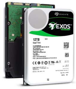 seagate exos x14 st12000nm0008 12 tb hard drive - 3.5" internal - sata (sata/600)